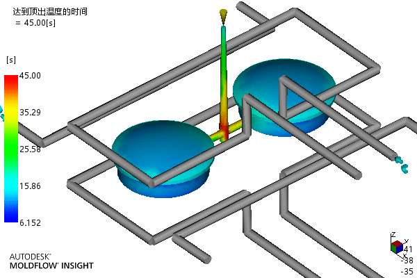 端盖注塑成型工艺及模具设计-含模流